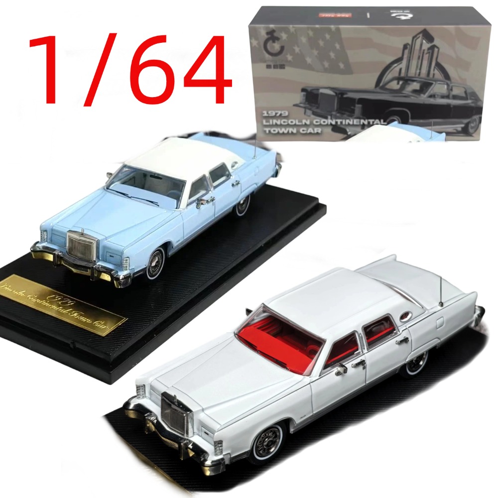Vintage And Collectible - Turning Crush Diecast 1/64 scale Lincoln