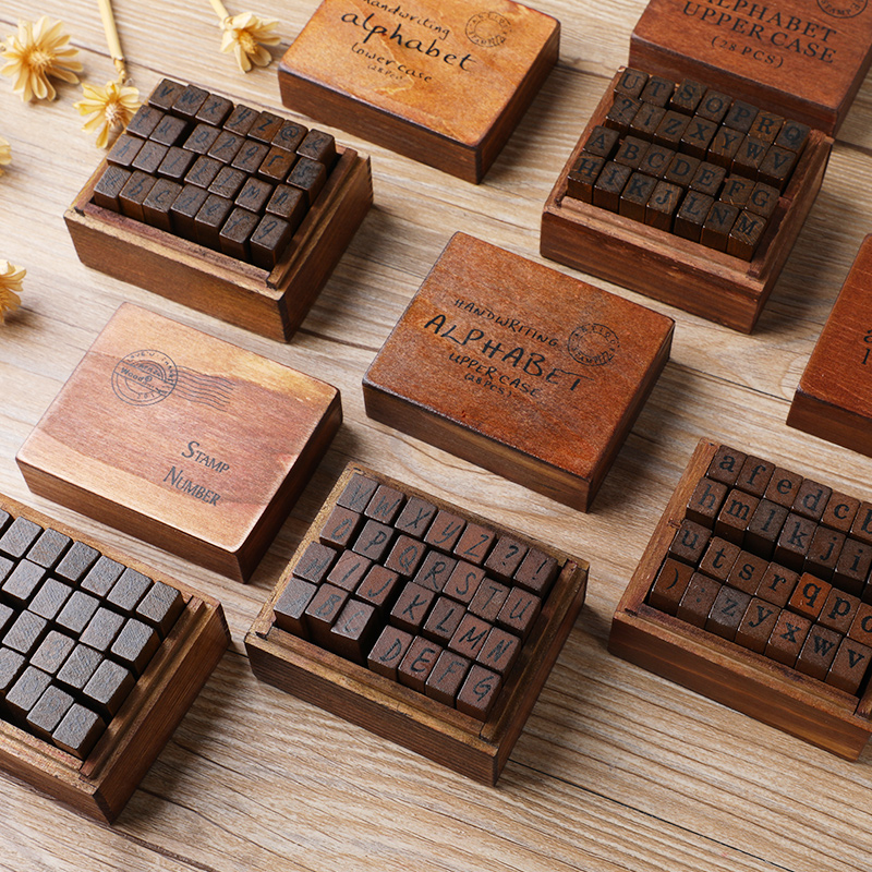 Vintage Collectible Stamps - Journal Go 28pcs Alphabet Number Week