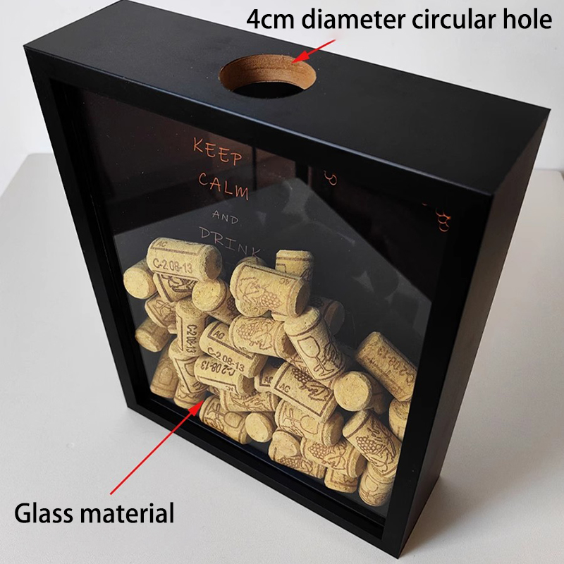 Red Wine Cork Display Frame Wo - Collectible Vintage Wine ulasan dan harga