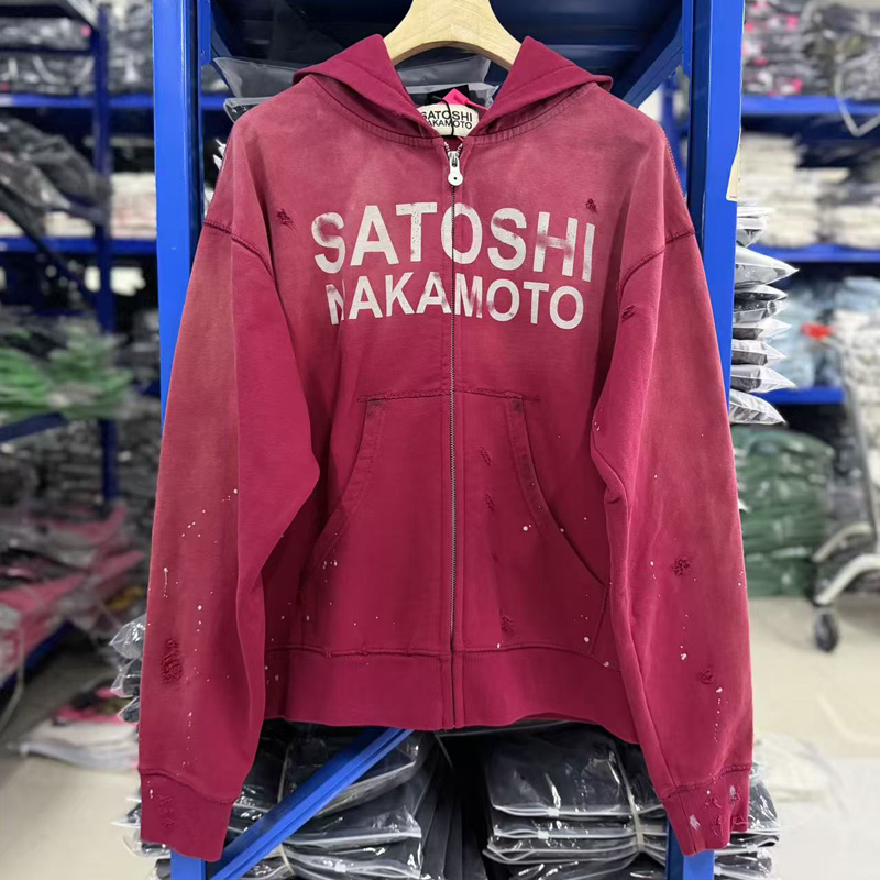 Street Trend Hip Hop Satoshi N - Vintage Zipper ulasan dan harga