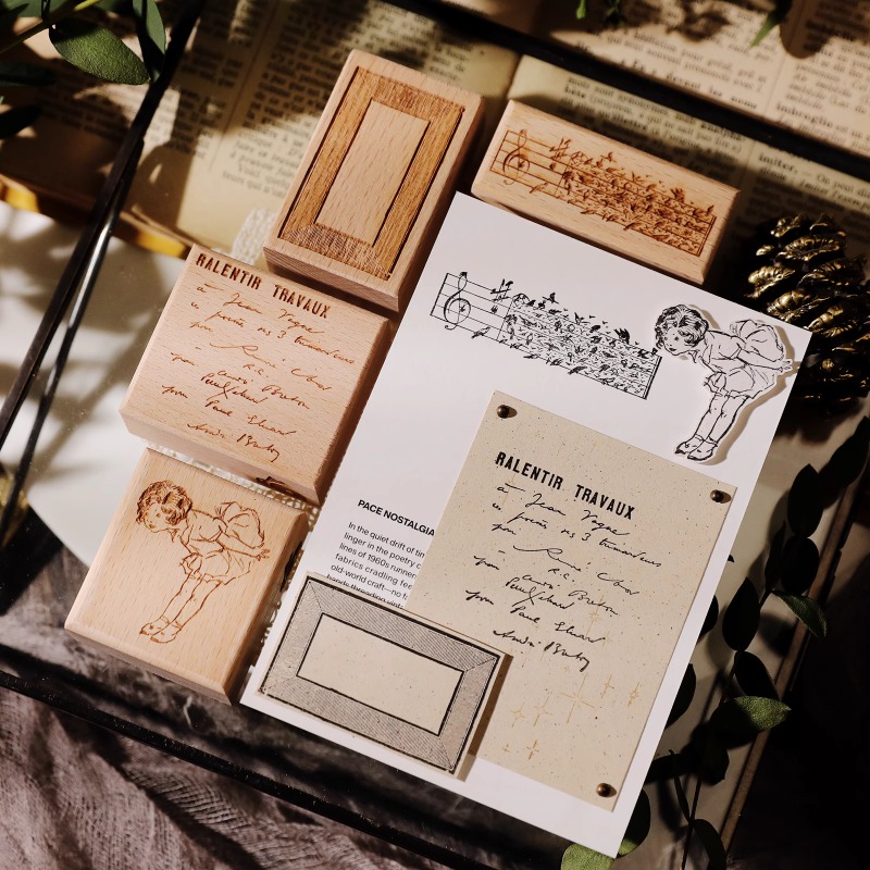 Vintage Mozart's Manuscripts G - Vintage Collectible Stamps ulasan dan harga