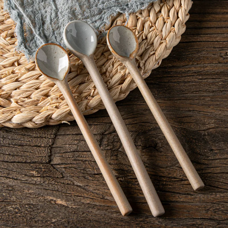 Vintage Japanese Ceramic Small - Vintage Collectible Spoons ulasan dan harga