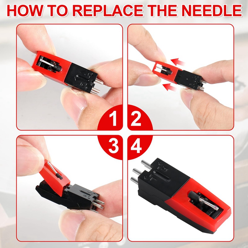 Player Needle Replacement, 4Pc - Record Player Needle ulasan dan harga