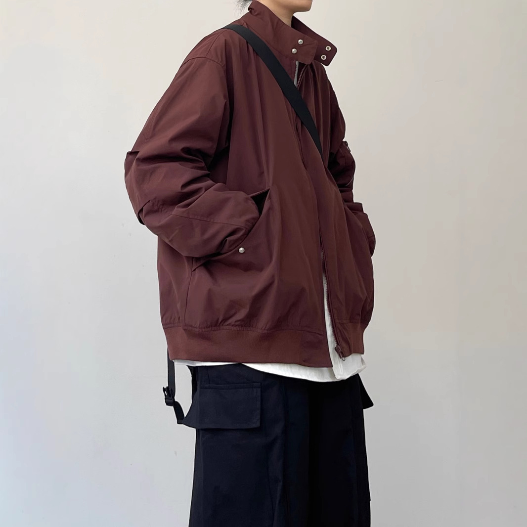Unsiex Jacket 2026 New Spring  - Vintage Zipper ulasan dan harga