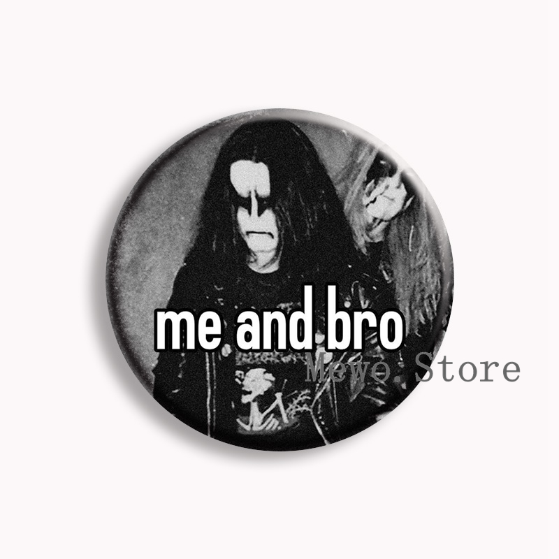Rock Mayhem Band Soft Button P - Collectible Vintage Brooches ulasan dan harga