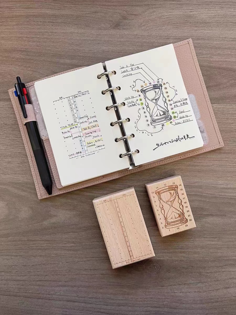 Vintage Timeline Wooden Rubber - Vintage Collectible Stamps ulasan dan harga