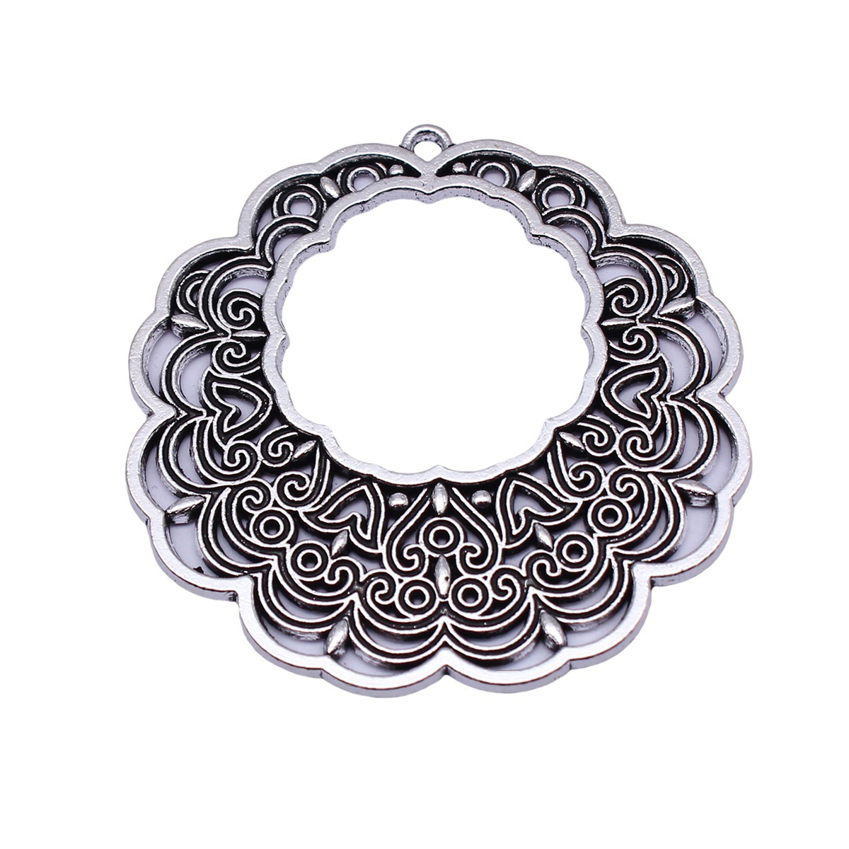 Boho Ethnic Mandala Pendant Fl - Vintage Collectibles For Sale ulasan dan harga