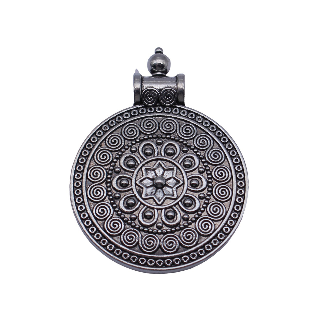 Boho Ethnic Mandala Pendant Fl - Vintage Collectibles For Sale ulasan dan harga