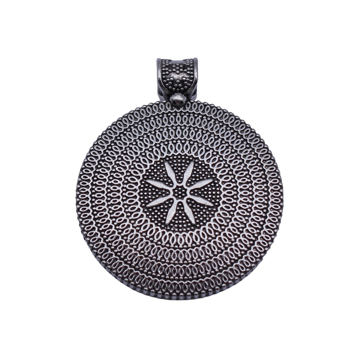 Boho Ethnic Mandala Pendant Fl - Vintage Collectibles For Sale ulasan dan harga