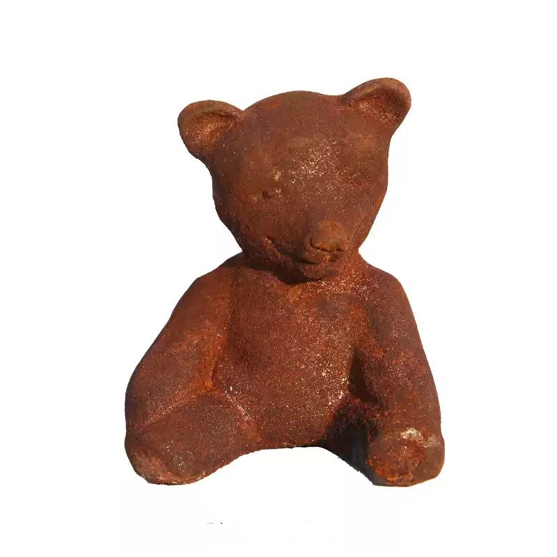 Rustic Cast Iron Bear Figurine - Vintage Collectible Bears ulasan dan harga