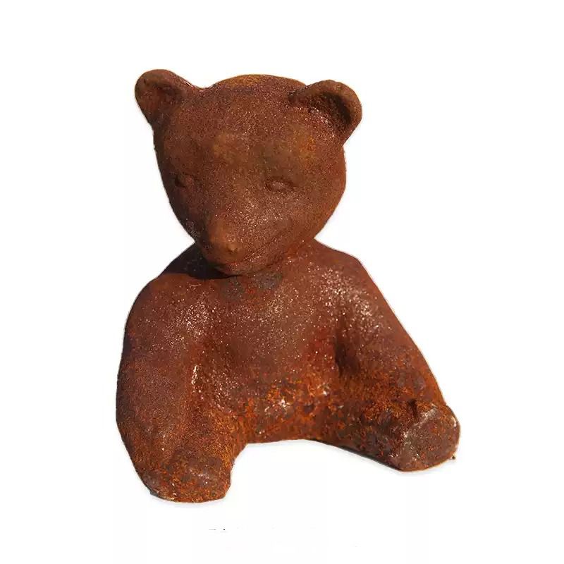 Rustic Cast Iron Bear Figurine - Vintage Collectible Bears ulasan dan harga