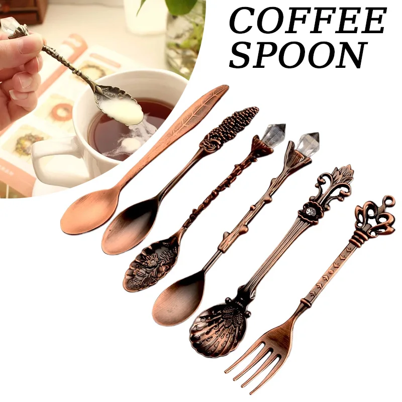 6pcs Set Ice Cream Spoon Jam S - Vintage Collectible Spoons ulasan dan harga