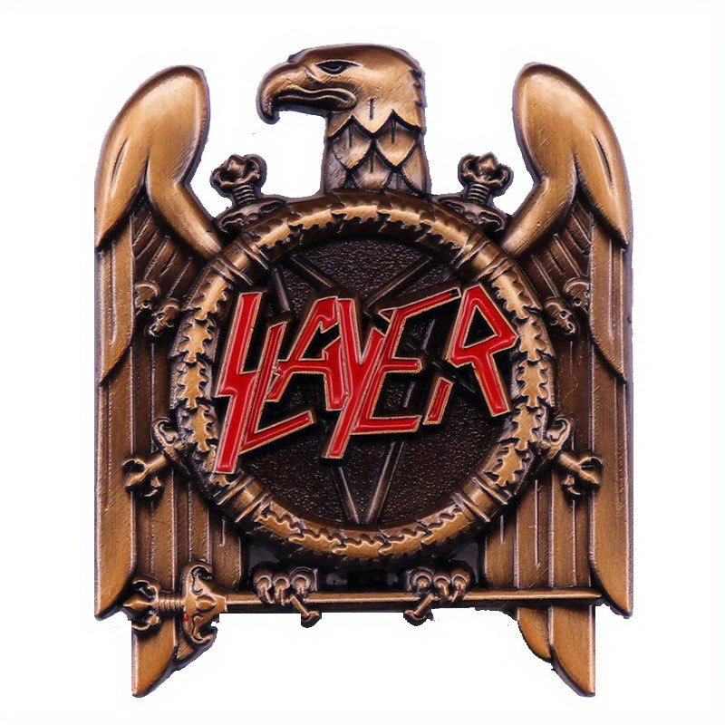 1pc Retro Heavy Metal Band Pop - Collectible Vintage Brooches ulasan dan harga