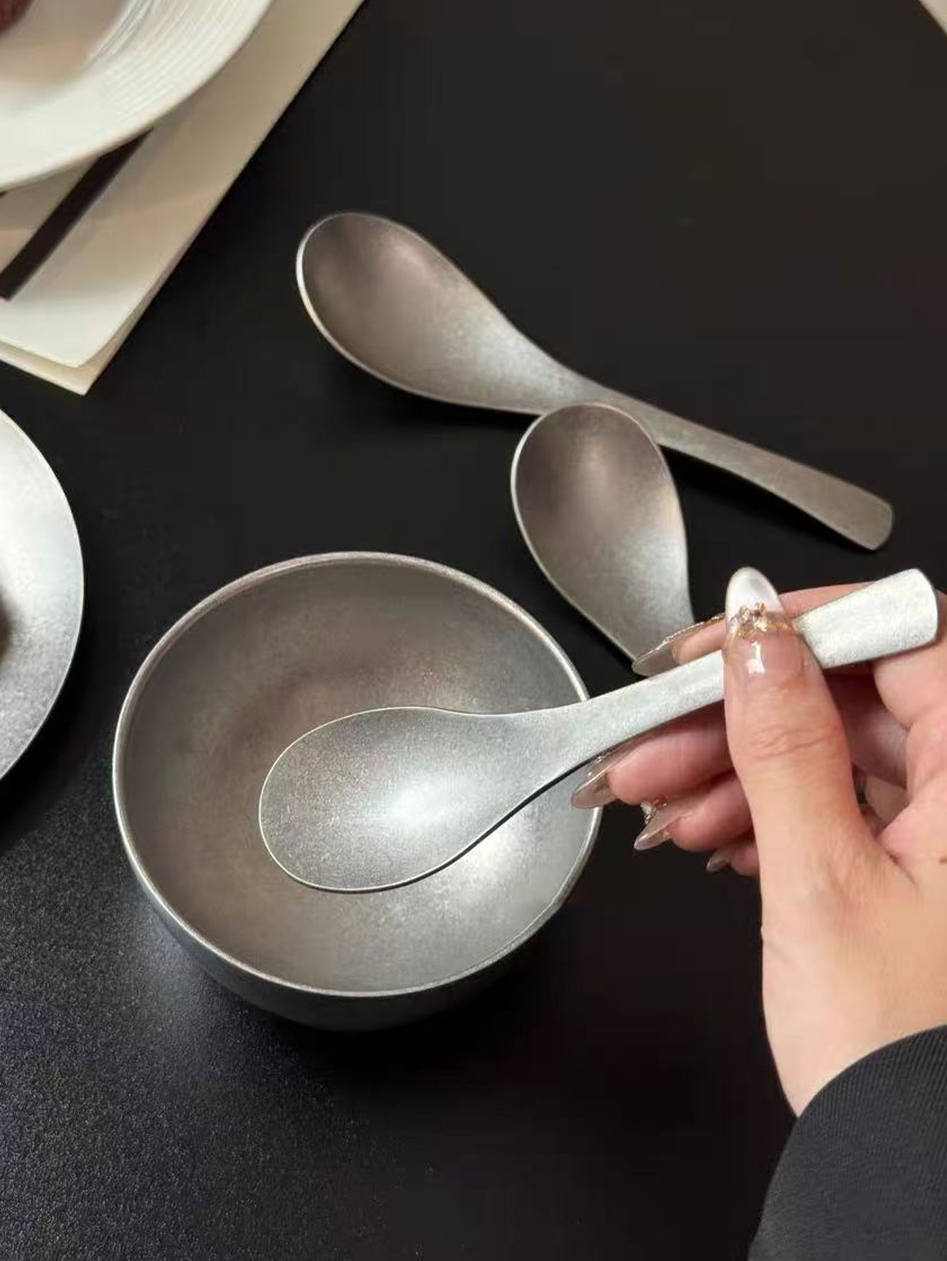 Vintage-Style Distressed Spoon - Vintage Collectible Spoons ulasan dan harga