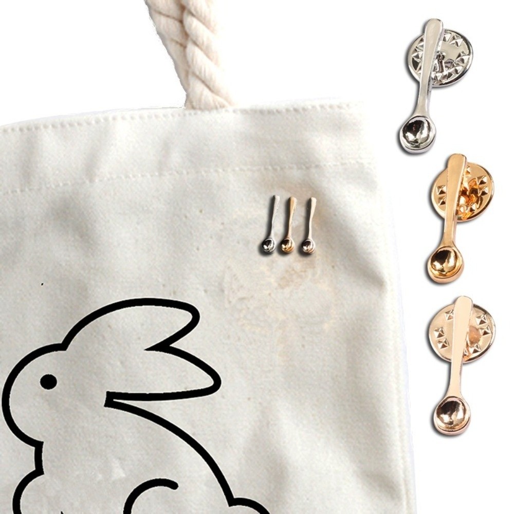 Cute Design Spoon Brooch Creat - Vintage Collectible Spoons ulasan dan harga