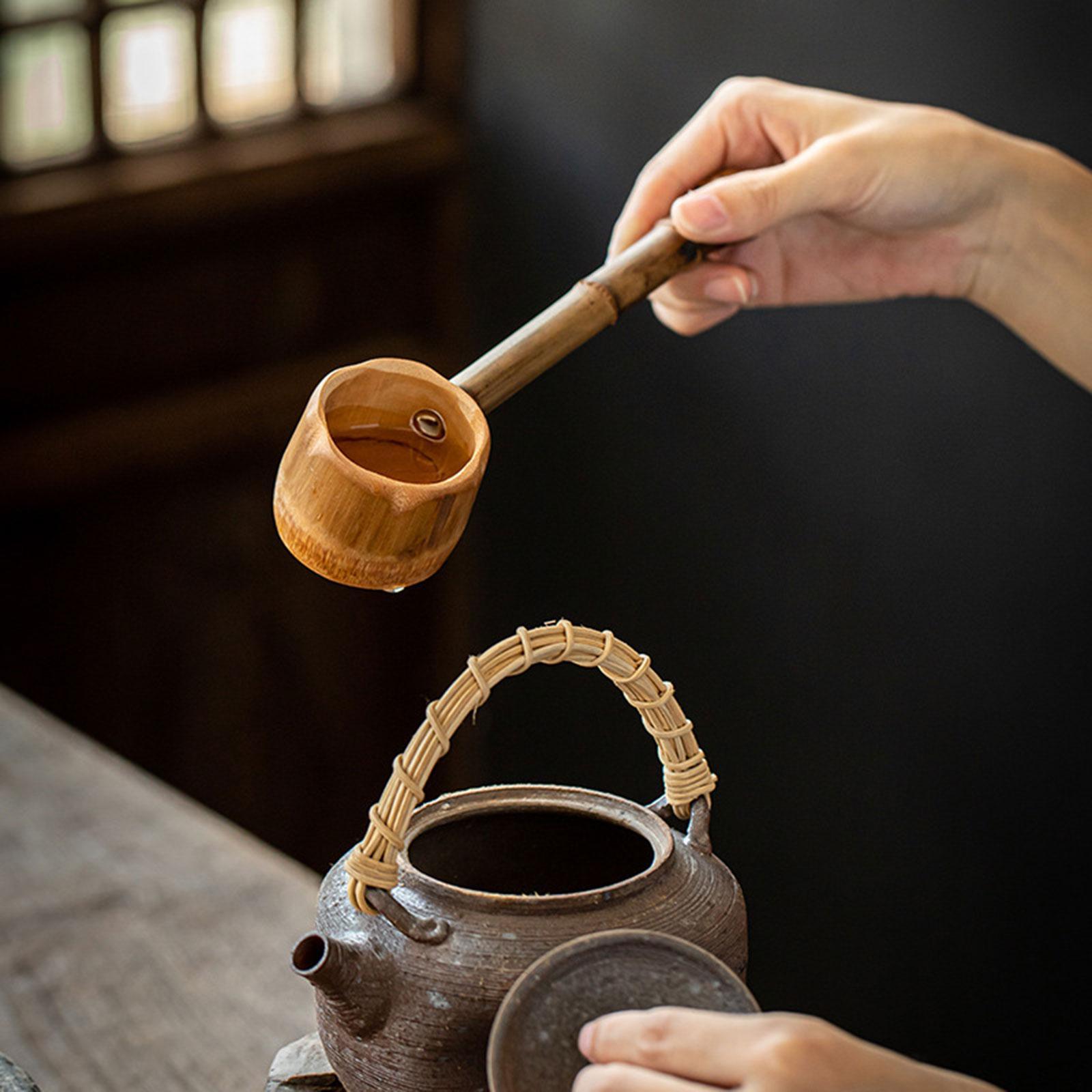Bamboo Water Ladle Collectible - Vintage Collectible Spoons ulasan dan harga