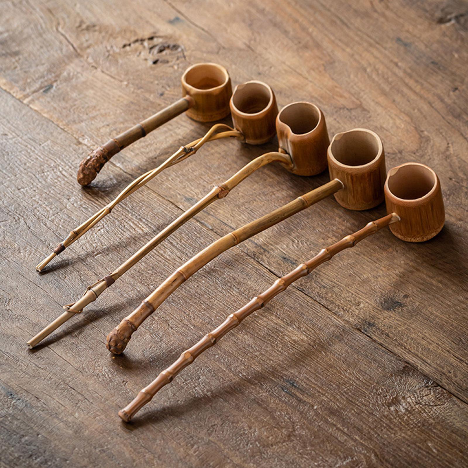 Bamboo Water Ladle Collectible - Vintage Collectible Spoons ulasan dan harga
