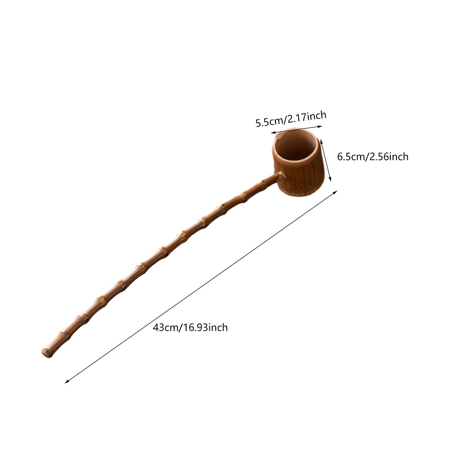 Bamboo Water Ladle Collectible - Vintage Collectible Spoons ulasan dan harga