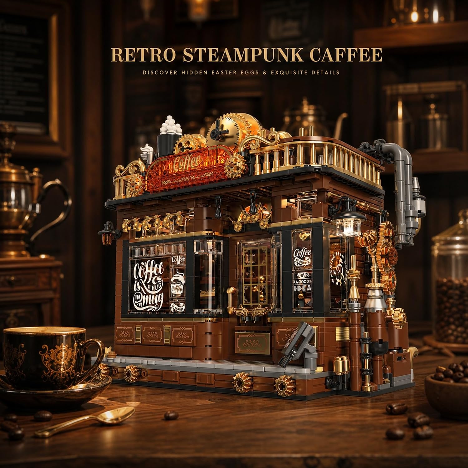 1606 Pcs Steampunk Corner Coff - Vintage Collectible Shop ulasan dan harga