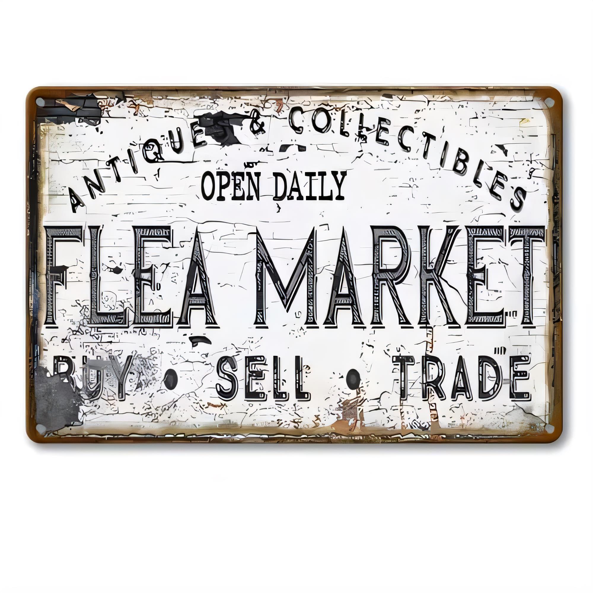 Tin Sign Antique Collectibles  - Vintage Collectible Shop ulasan dan harga