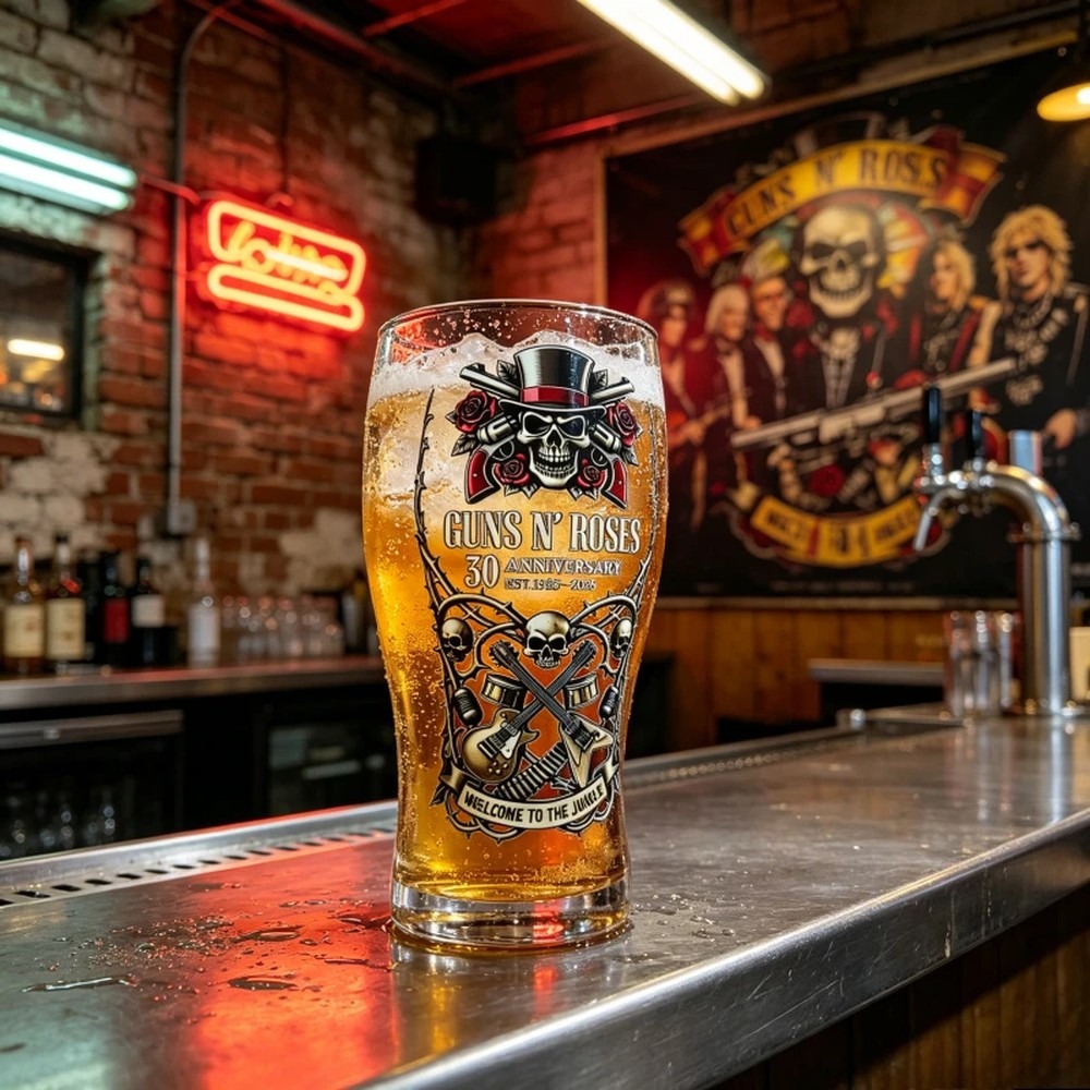 Guns N' Roses Memorial Beer Mu - Vintage Collectible Guns ulasan dan harga