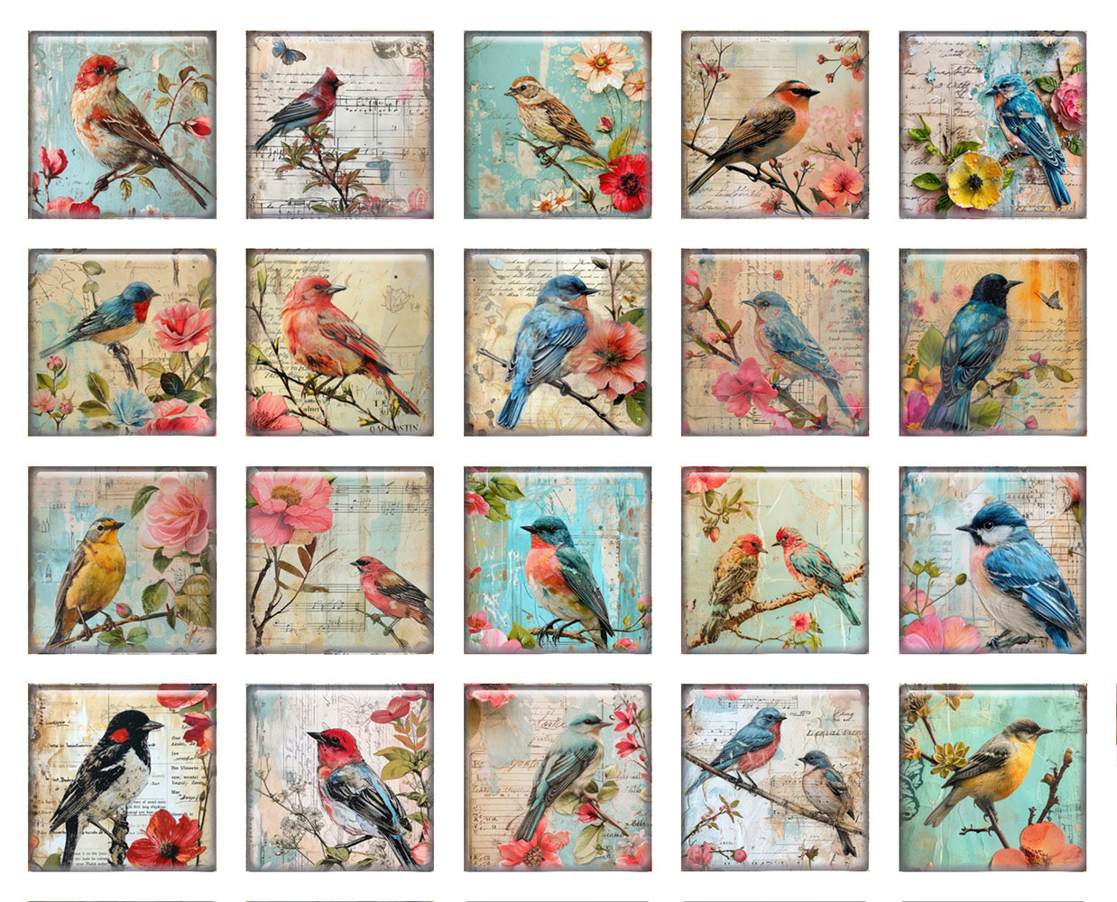 Random Mixed Round/Oval/Square - Vintage Collectibles For Sale ulasan dan harga