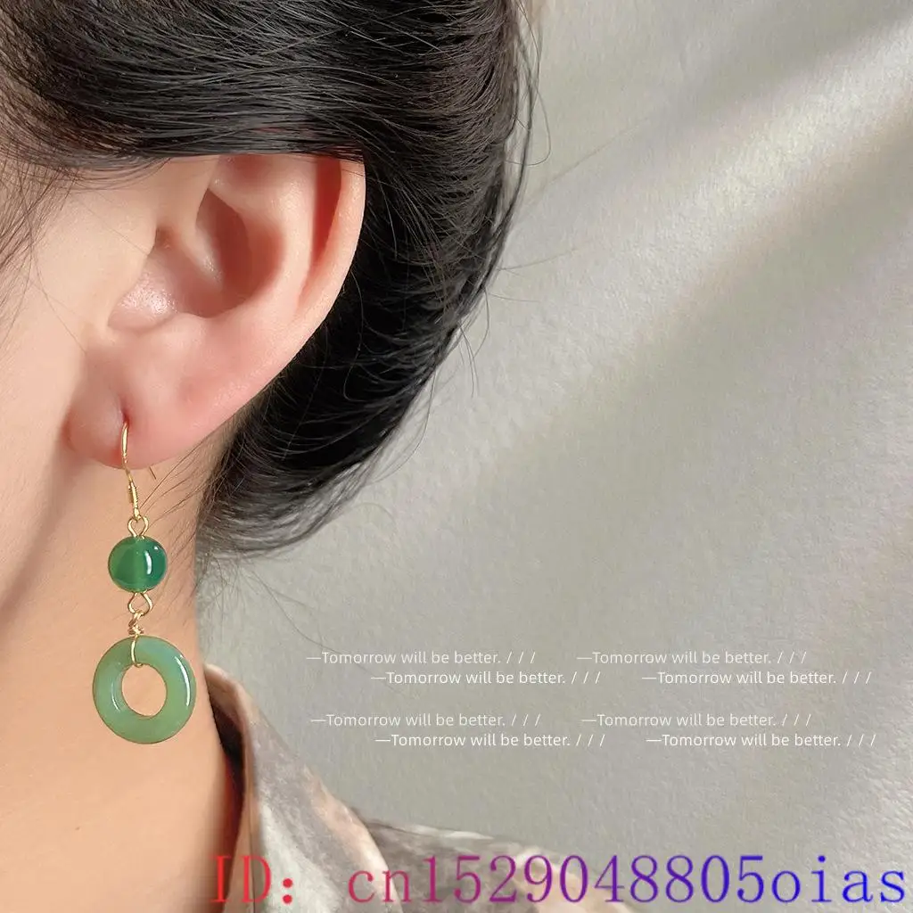 Green Real Jade Ring Earrings  - Vintage Collectibles For Sale ulasan dan harga