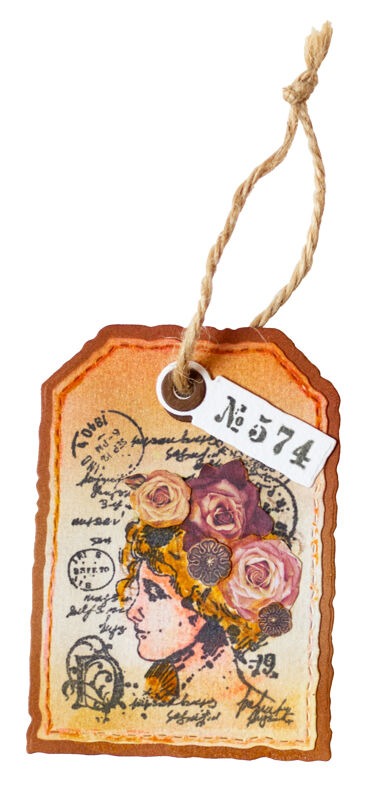 Tag Envelope Grunge Collection - Vintage Collectible Stamps ulasan dan harga