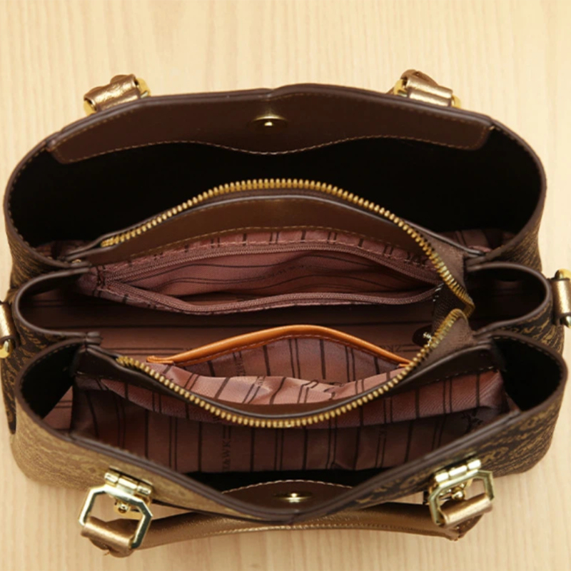 Vintage Printed Handbags for W - Vintage Zipper ulasan dan harga