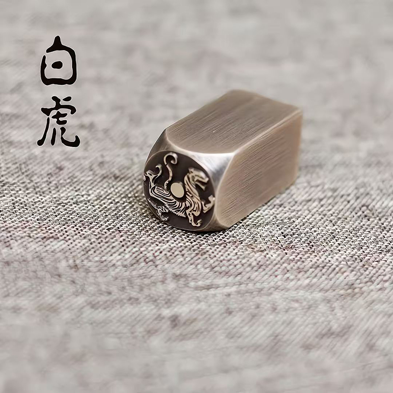 Antique Brass Chinese Seal Car - Vintage Collectible Stamps ulasan dan harga