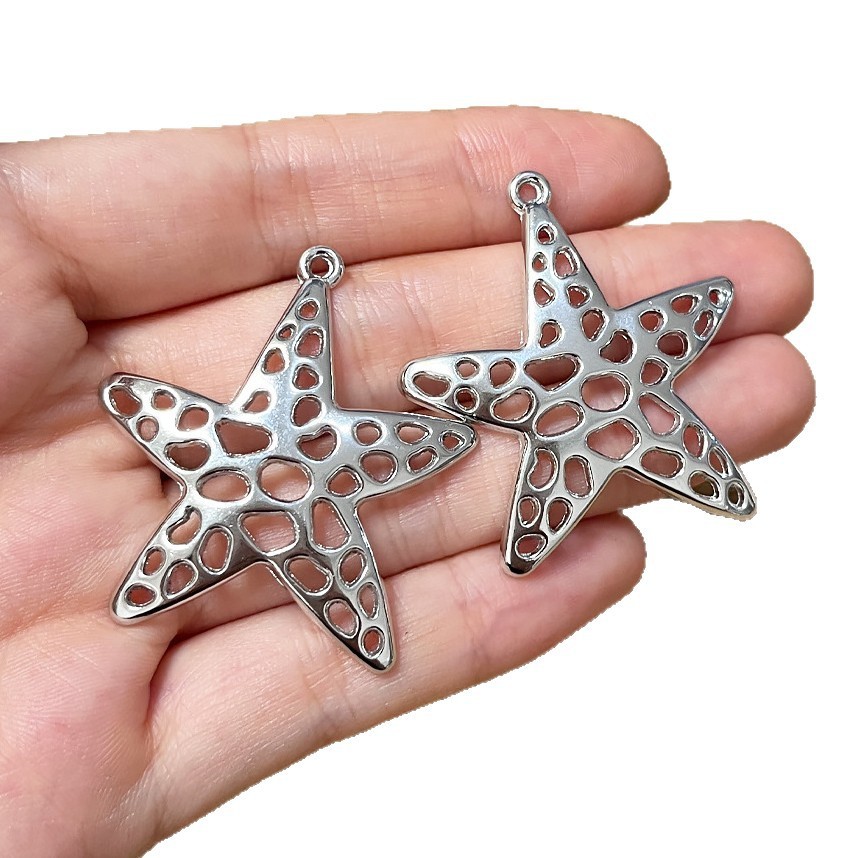 4Pcs Silvery Starfish Sea Star - Vintage Collectibles For Sale ulasan dan harga