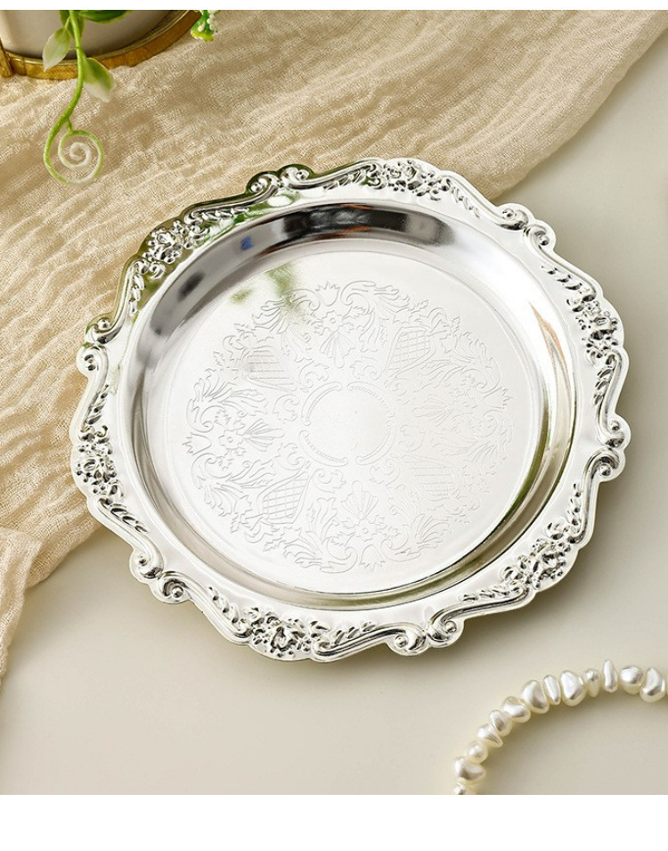 Vintage Metal Embossed Tray Lu - Vintage Collectible Dishes ulasan dan harga