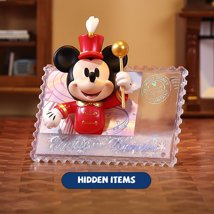 MINISO Disney Blind Box Vintag - Collectible Vintage Disney Stamps ulasan dan harga
