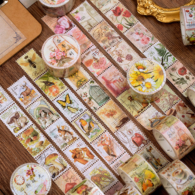 1pcs/1lot Decorative Adhesive  - Vintage Collectible Stamps ulasan dan harga