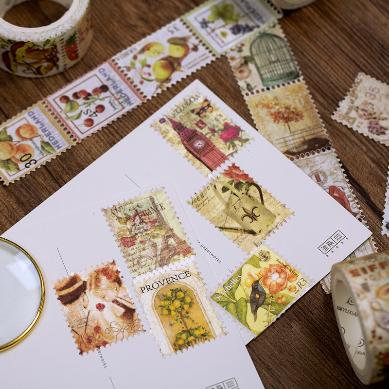 1pcs/1lot Decorative Adhesive  - Vintage Collectible Stamps ulasan dan harga