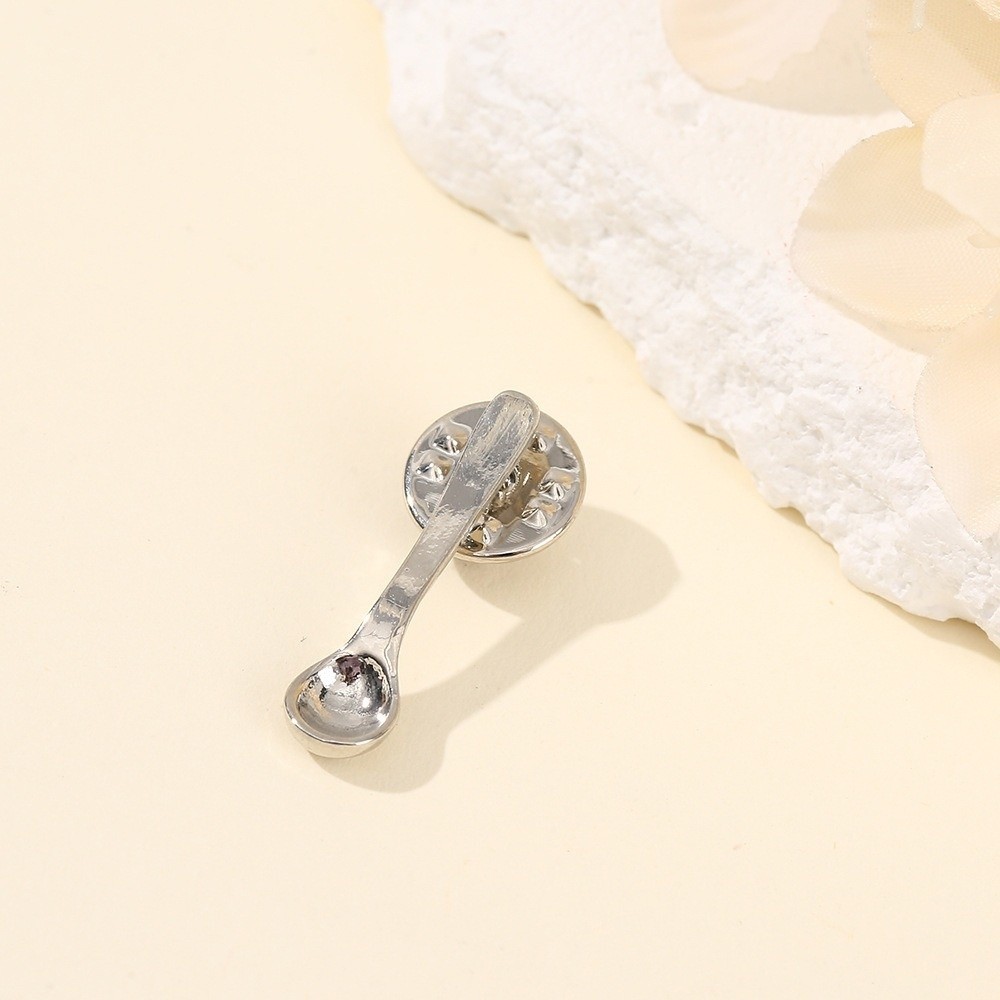 Cute Design Spoon Brooch Small - Vintage Collectible Spoons ulasan dan harga