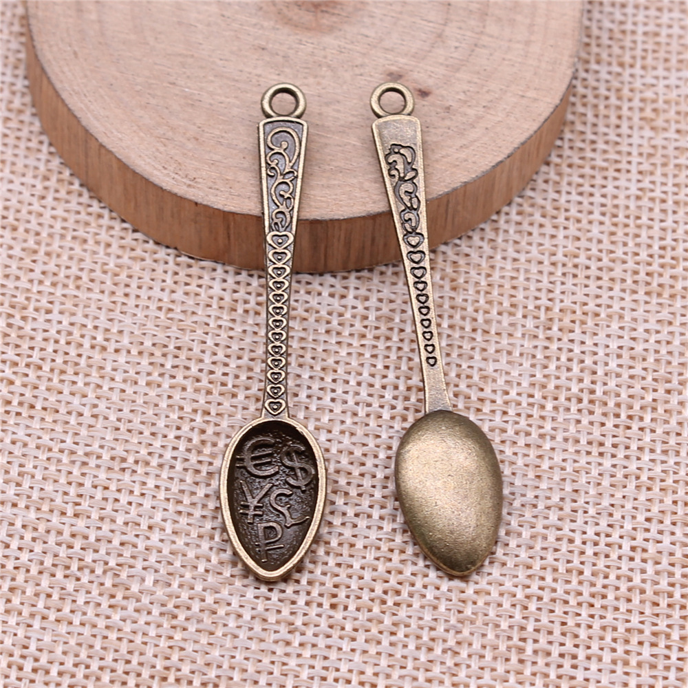 IFOCUS 10pcs/Lot Rich Spoon Ch - Vintage Collectible Spoons ulasan dan harga