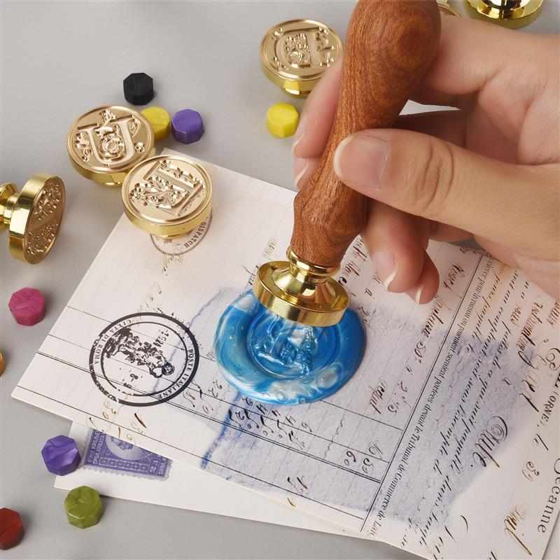 A-Z Vintage Sealed Wax Stamp H - Vintage Collectible Stamps ulasan dan harga