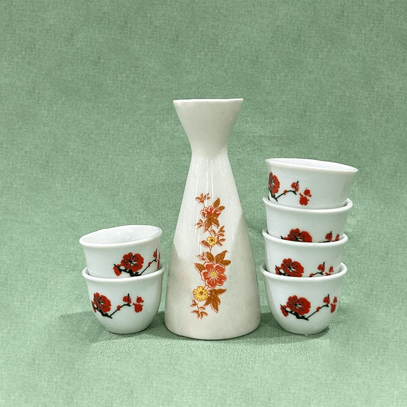 Vintage ceramic ornaments wine - Collectible Vintage Wine ulasan dan harga