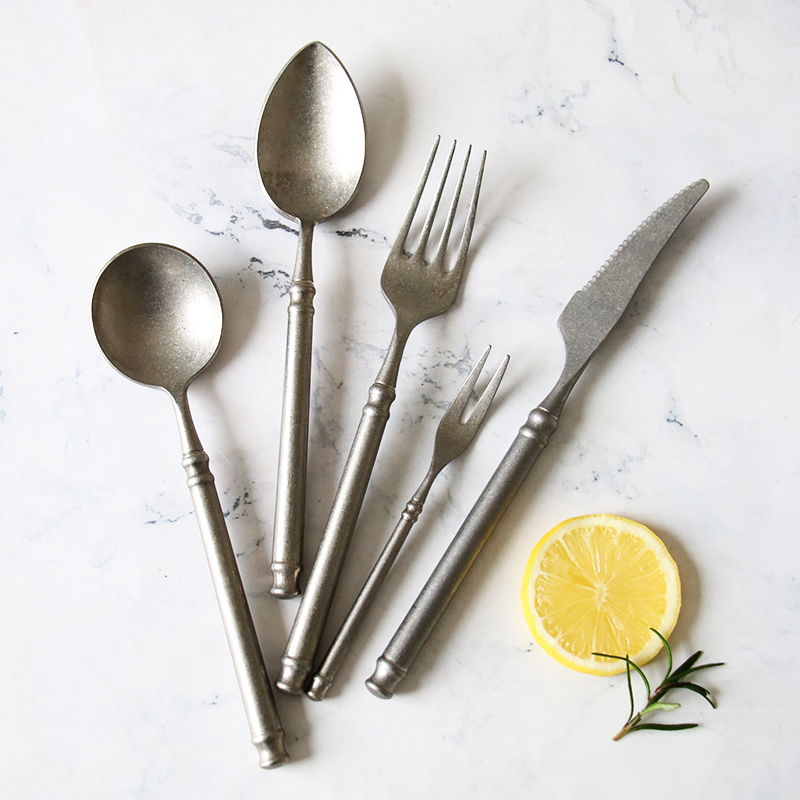 Retro Scrub 304 Stainless Stee - Vintage Collectible Spoons ulasan dan harga