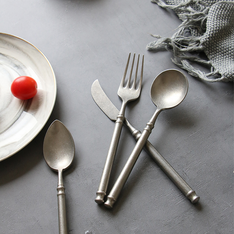 Retro Scrub 304 Stainless Stee - Vintage Collectible Spoons ulasan dan harga