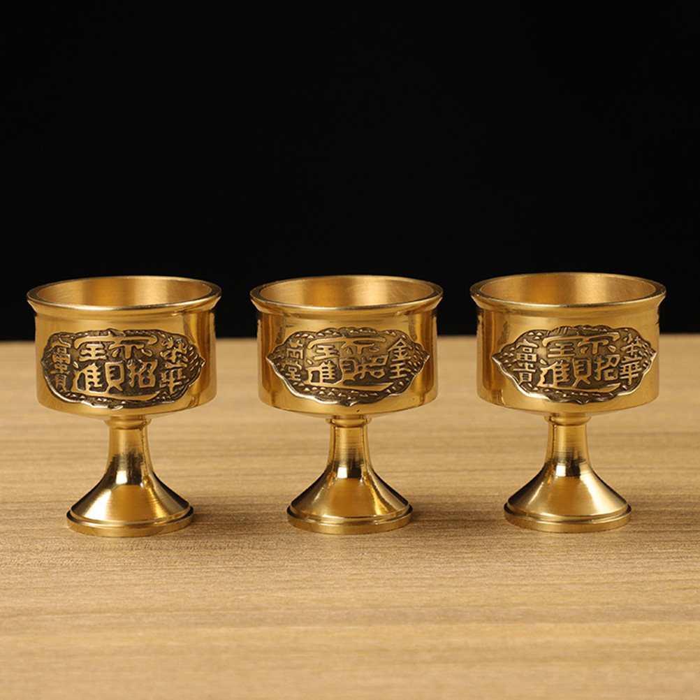 1Pcs Pure Copper Wine Cup Vint - Collectible Vintage Wine ulasan dan harga