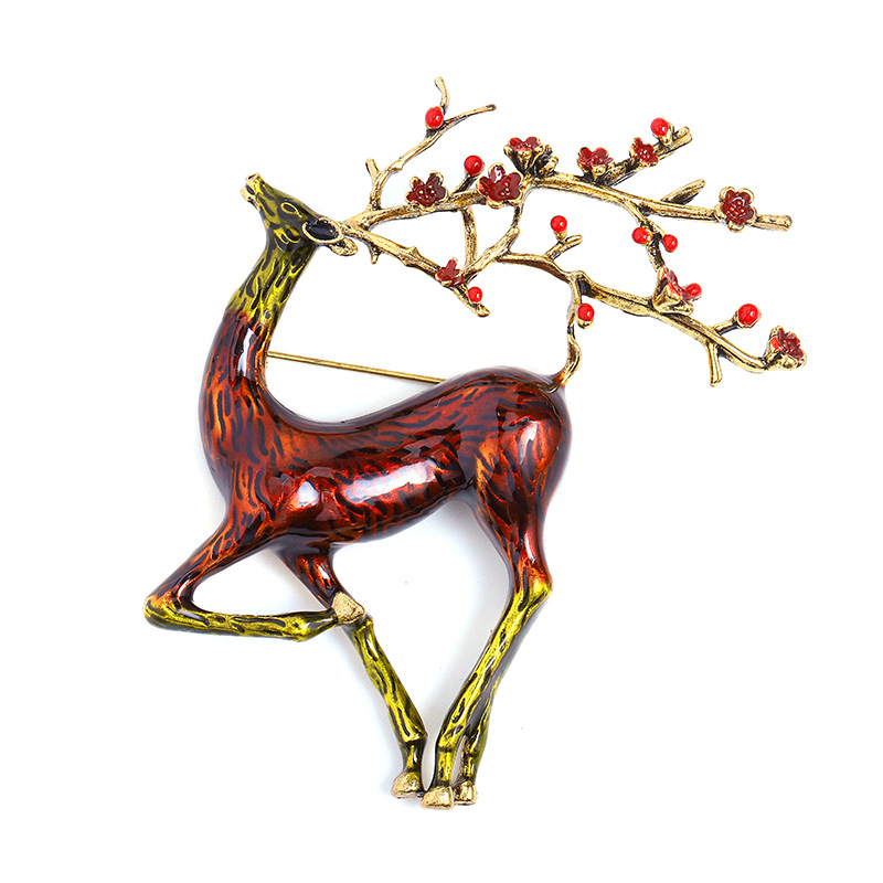 Vintage Deer Brooch Collection - Collectible Vintage Brooches ulasan dan harga